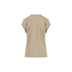 CC Heart Basic V-neck T-shirt, sand olive, Coster Copenhagen