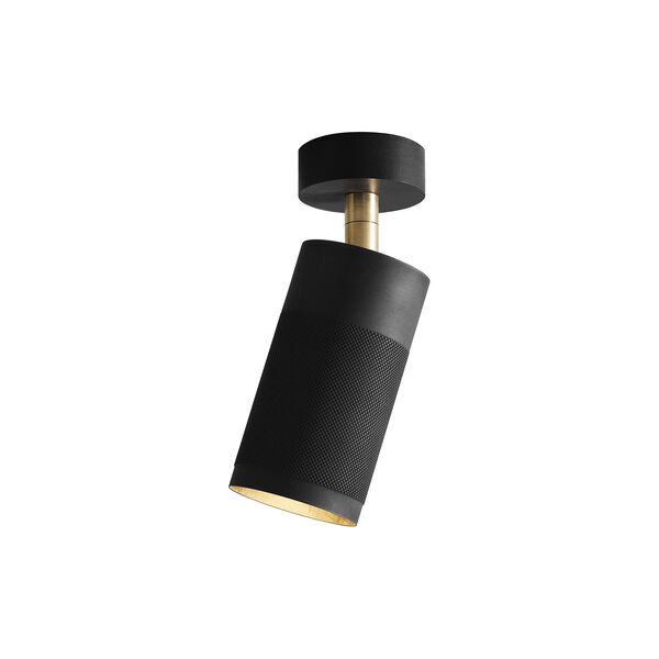 Patrone Canopy Ceiling Light, black/brass, Thorup Copenhagen
