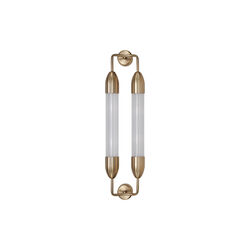 Lemon Squeeze Double Wall Lamp, plated brass, UMAGE