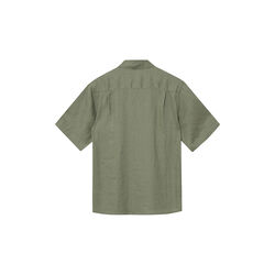 MMGTheo Linen SS Shirt, watercress, MOS MOSH Gallery