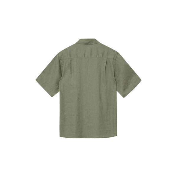 MMGTheo Linen SS Shirt, watercress, MOS MOSH Gallery