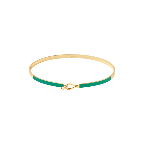 LILY Bracelet, mint green, bangle up