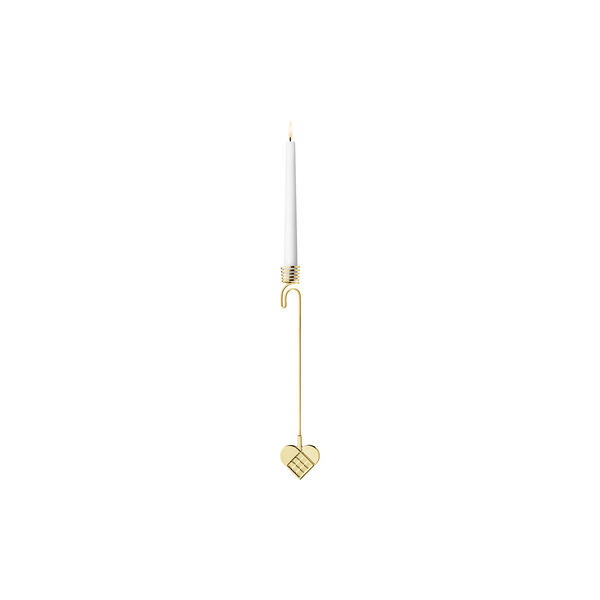 2025 Lysholder Hjerte, guld, Georg Jensen