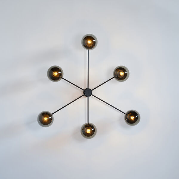 Lord Asymmetric Ceiling, black/smoke Lord Asymmetric Ceiling, black/smoke, Rubn