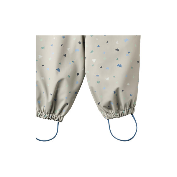 Rainwear Charlo Overall, light flint letters, Wheat