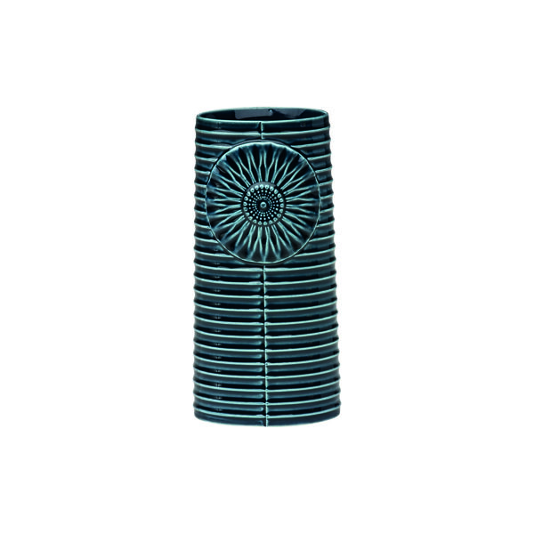 Pipanella Lines vase, petrol, Dottir Nordic Design