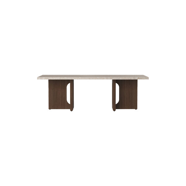 Androgyne Lounge Table | Dark Stained Oak/Kunis Breccia | Sofabord, Audo Copenhagen