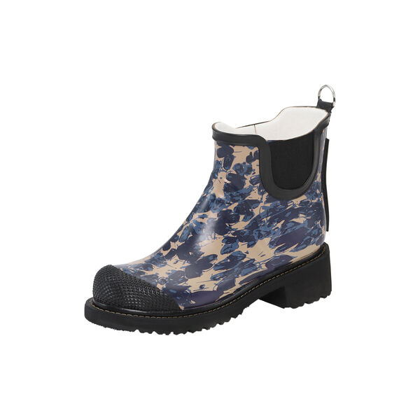 Short Rubber Boot | Beige Butterfly | Gummist&oslash;vle, Ilse Jacobsen Hornb&aelig;k