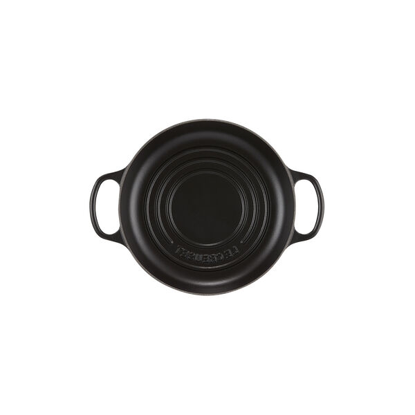 Signature st&oslash;bejern br&oslash;dform 24 cm, matte black, Le Creuset