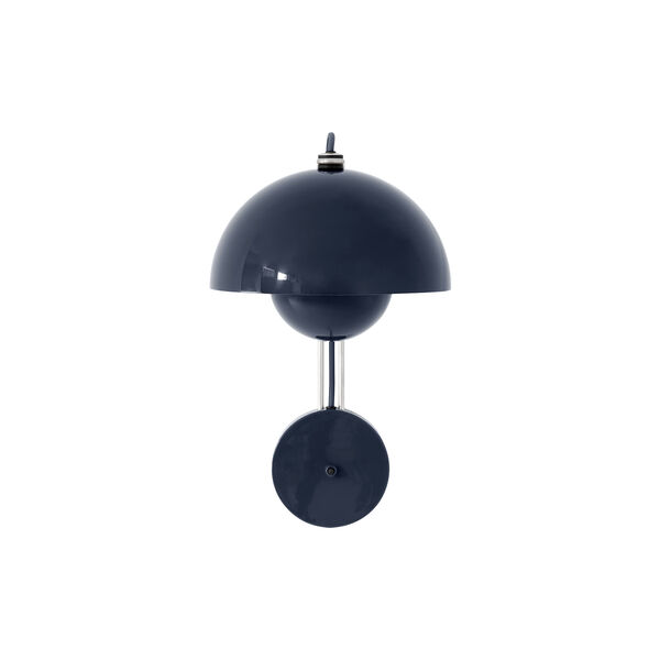 Flowerpot VP8 Wall Lamp, steel blue, &Tradition