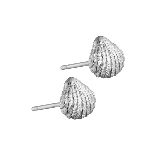 &Oslash;rering med muslingeskal, s&oslash;lv, Pure by Nat