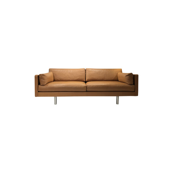 EJ 220-A 3-pers. sofa, cognac, Fredericia Furniture