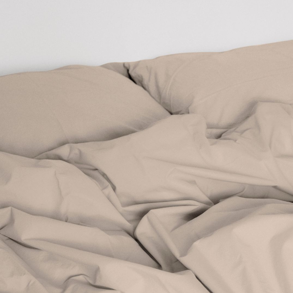 Percale sengesæt, valnød Percale sengesæt, valnød, Sekan