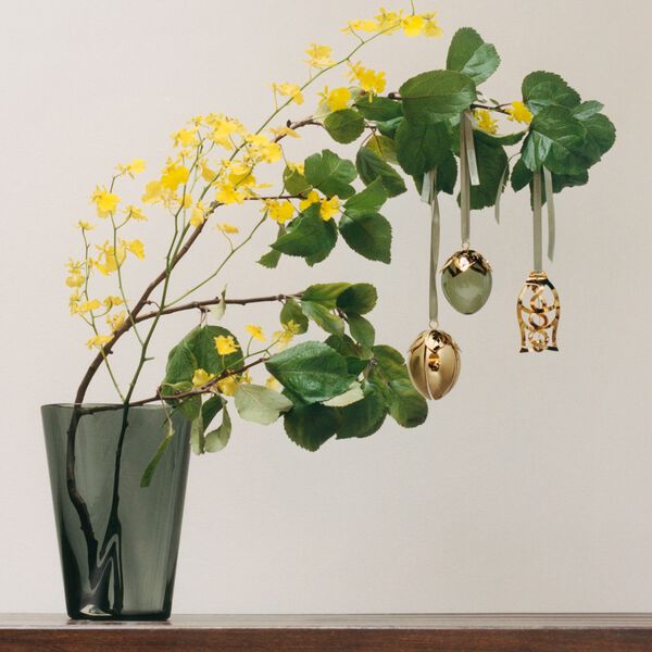 P&aring;ske 2026 p&aring;ske&aelig;g, forgyldt/gr&oslash;n, Georg Jensen