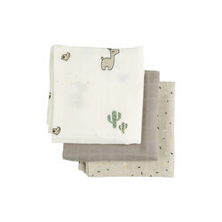 Lalee 3-pak stofblesæt, sand, Done by Deer