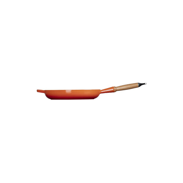 Signature st&oslash;bejern stegepande med tr&aelig;h&aring;ndtag &Oslash; 28 cm, volcanic, Le Creuset