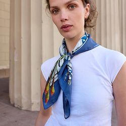 ASIAN GARDEN t&oslash;rkl&aelig;de, bl&aring;, Bella Ballou