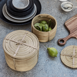 HDRound Kurve s&aelig;t, natural, House Doctor