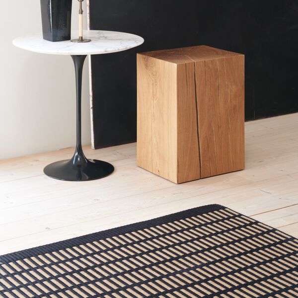 New York Rug, black/natural, Woodnotes
