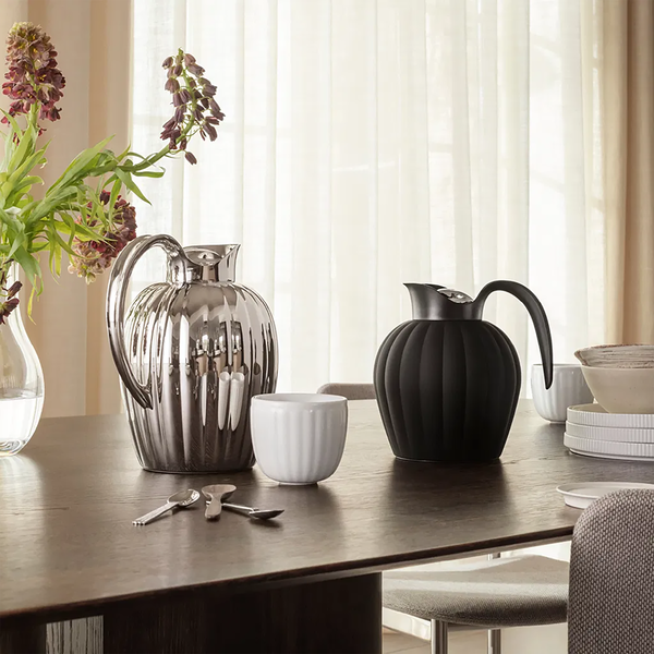 BERNADOTTE Termokande, midnight black, Georg Jensen