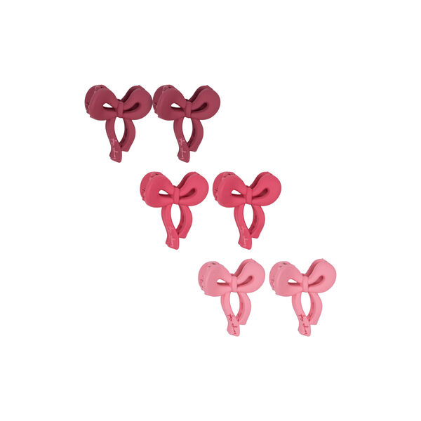 6-pack Mini Bow Hair Clip, pink mix, Konges Sl&oslash;jd