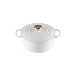 Signature rund st&oslash;bejernsgryde &Oslash; 24 cm, white, Le Creuset
