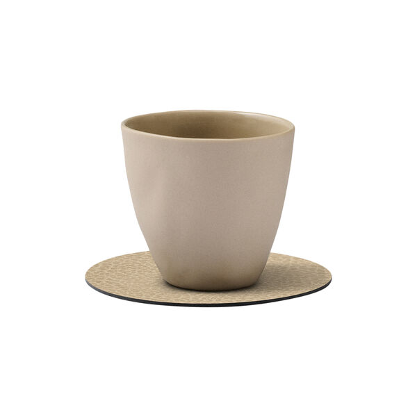 Hippo glasbrik Circle, sand, LIND DNA