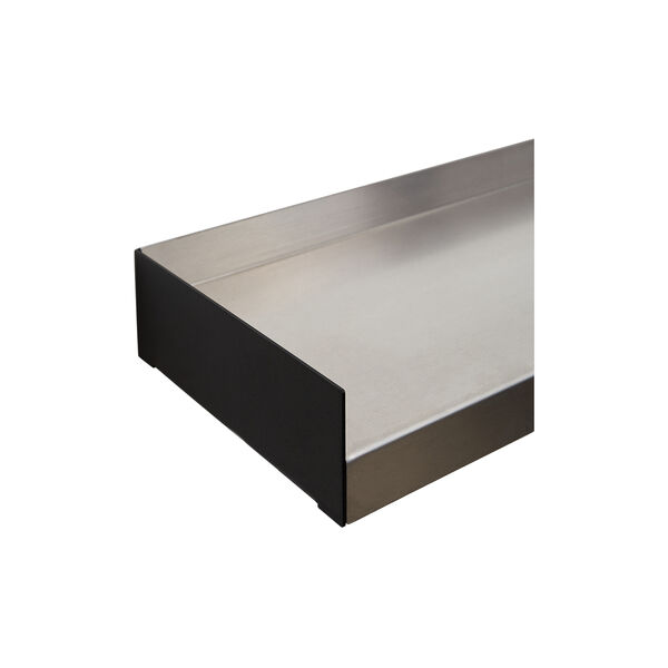 KOMPAKT Shelf | Medium | Black/Aluminium | Hylde, oursociety
