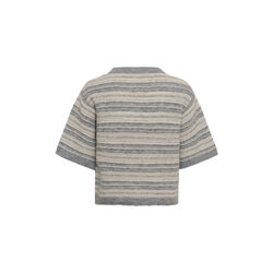 CerysPW Pullover, grey/french oak stripe, Part Two