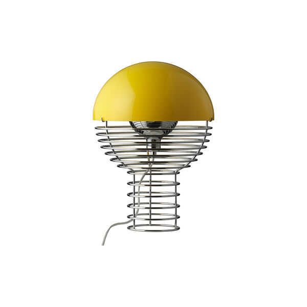 Wire bordlampe, yellow, Verpan