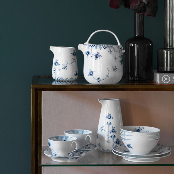 Bl&aring; Elements kop med underkop 26 cl, Royal Copenhagen