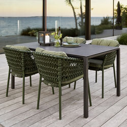 Ocean stol hyndes&aelig;t, dark green, Cane-line