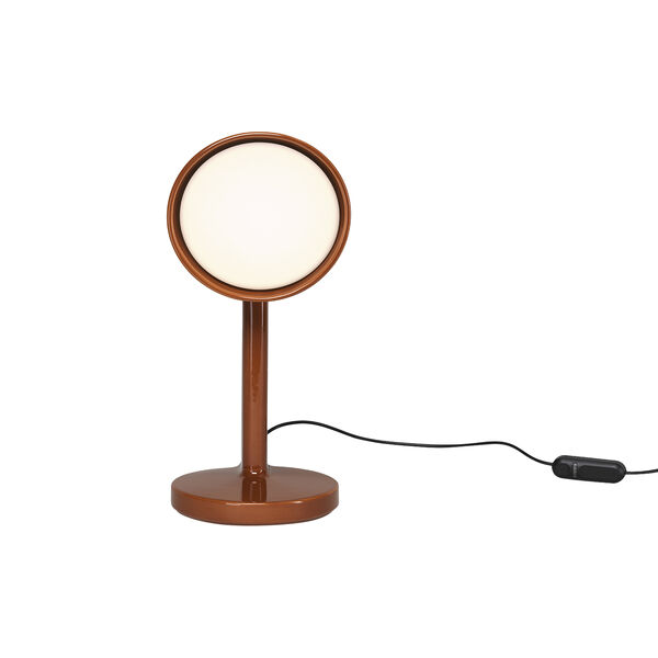 C&eacute;ramique Side bordlampe, rust red, Flos