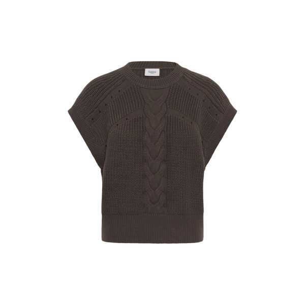 TruneSZ Vest, chocolate brown, Saint Tropez
