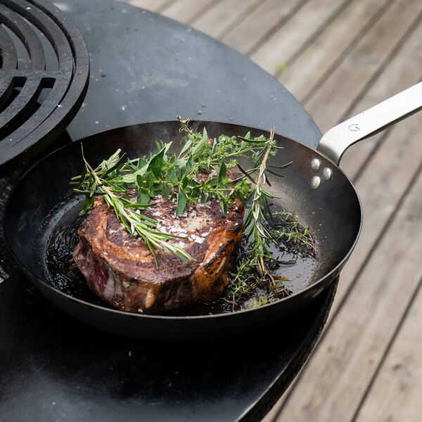 Stegepande carbonstål Ø 28 cm, Gastrotools