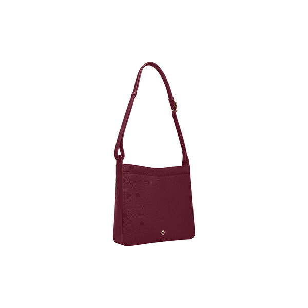 Pura Hobo Bag | Burgundy | Skuldertaske, Aigner