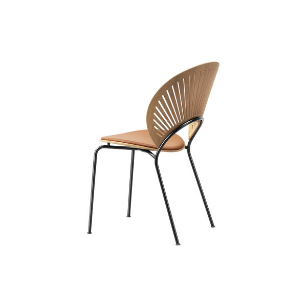 3396 Trinidad stol med s&aelig;depolstring, oiled oak/cognac/black, Fredericia Furniture