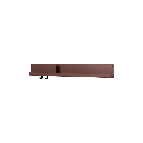 Folded Shelves, deep red, Muuto