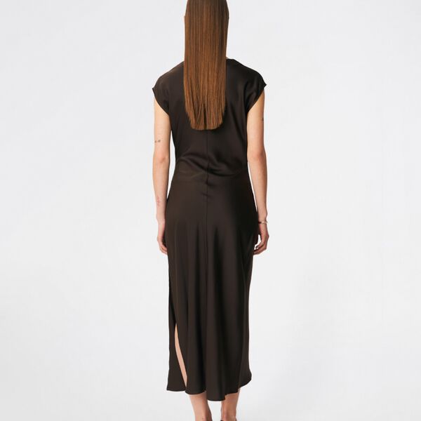Tailormd dress, seal brown, Modstr&ouml;m