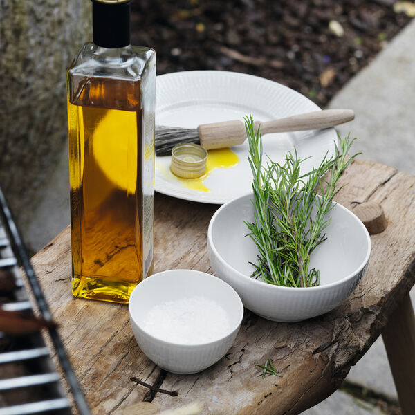 Hvid Riflet sukkersk&aring;l 15 cl, Royal Copenhagen