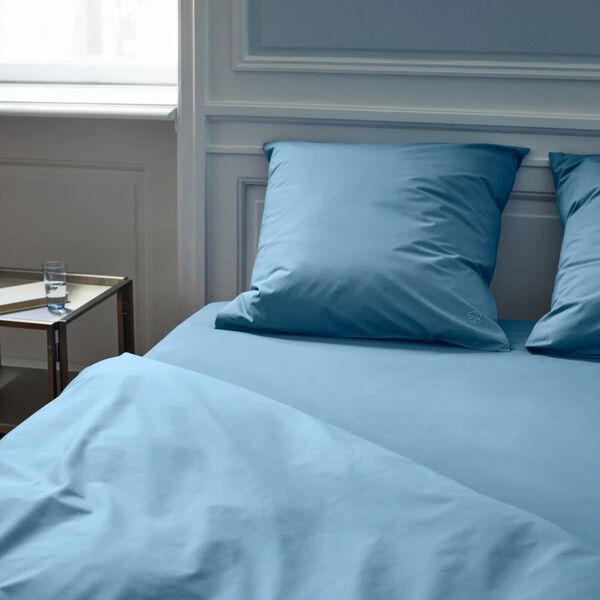 SUPIMA PERCALE senget&oslash;j, bright blue, Georg Jensen Damask