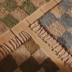 Mara&nbsp;Washable&nbsp;Rug, elm green/warm sand, Ferm Living