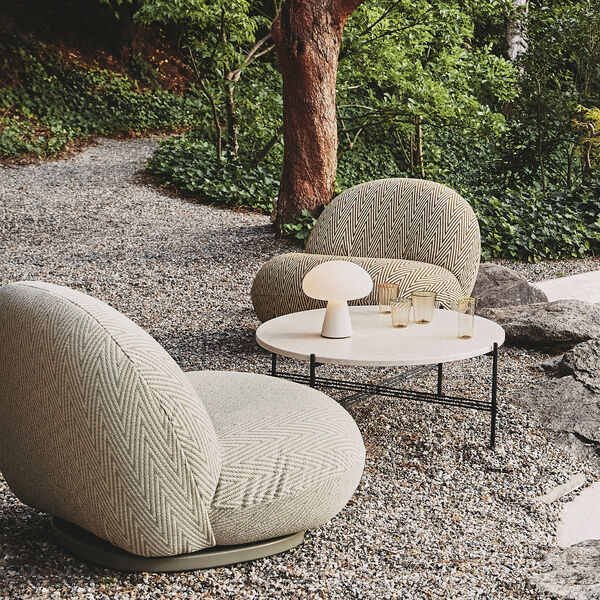 TS Outdoor Coffee Table, neutral white, GUBI