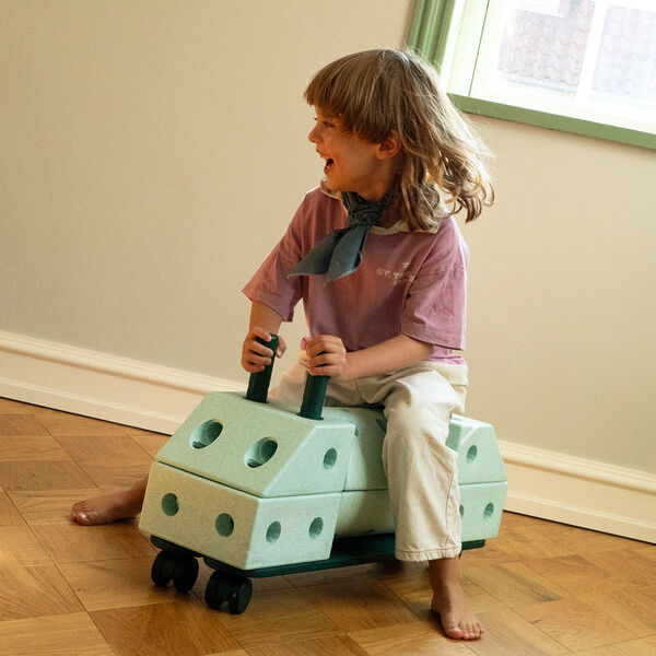 2 x balancebomme, forest green, MODU