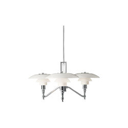 PH 3/2 Akademi pendel, krom, Louis Poulsen