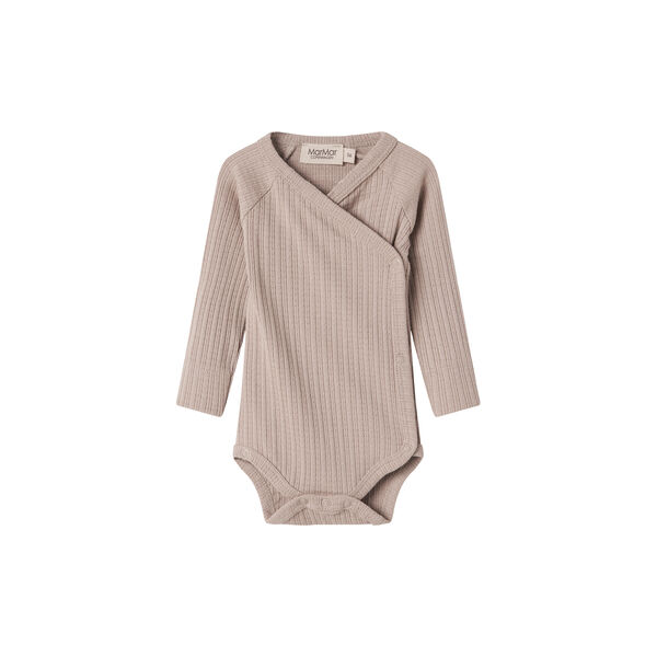 Belito LS Wrap Bodysuit, soft beige, MarMar Copenhagen