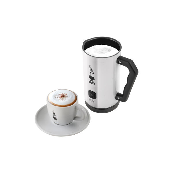 Mælkeskummer elektrisk, hvid, Bialetti