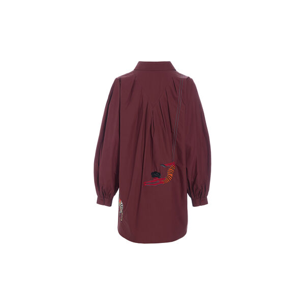 Sasha Shirt, oxblood, HUNK&Oslash;N