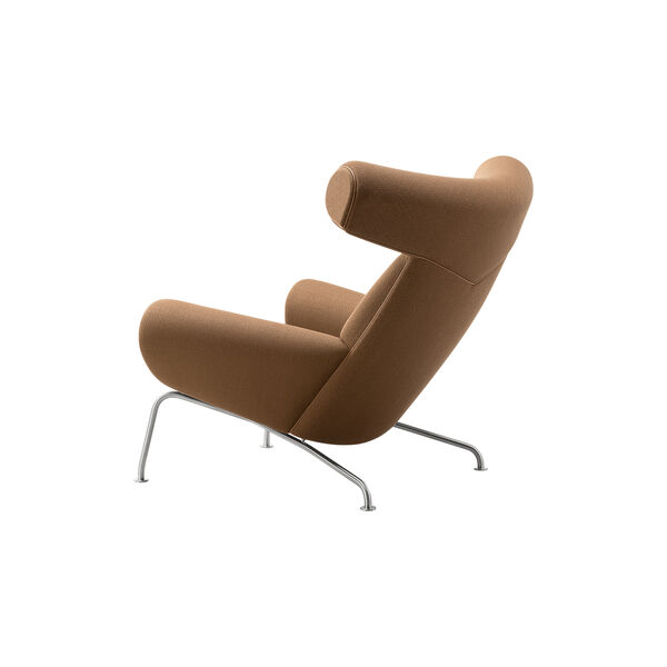 Wegner Ox Chair |  Nutshell| L&aelig;nestol + Ottoman, Fredericia Furniture
