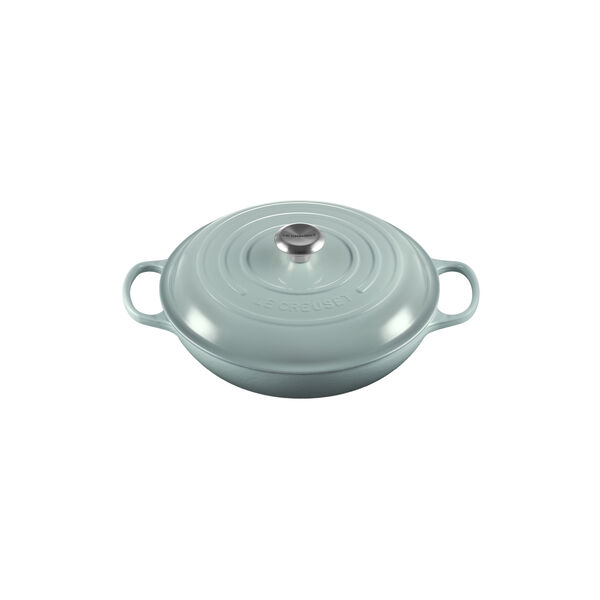 Signature st&oslash;bejern buffetgryde 30 cm, sea salt, Le Creuset